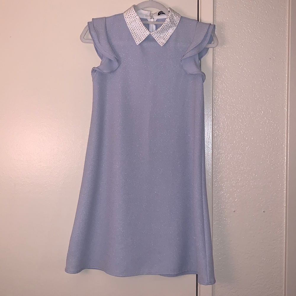Embellished Collared Dress